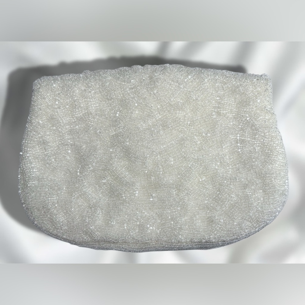 Vintage Hand Beaded Formal Elegant Wedding Clutch
